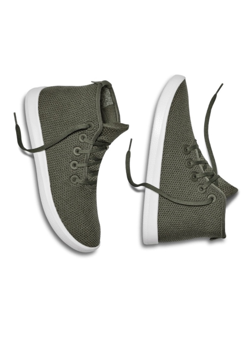 Allbirds Tree Topper Kauri Fiddle-Leaf Hi-Top Sneakers Size: 8